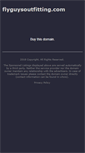 Mobile Screenshot of flyguysoutfitting.com